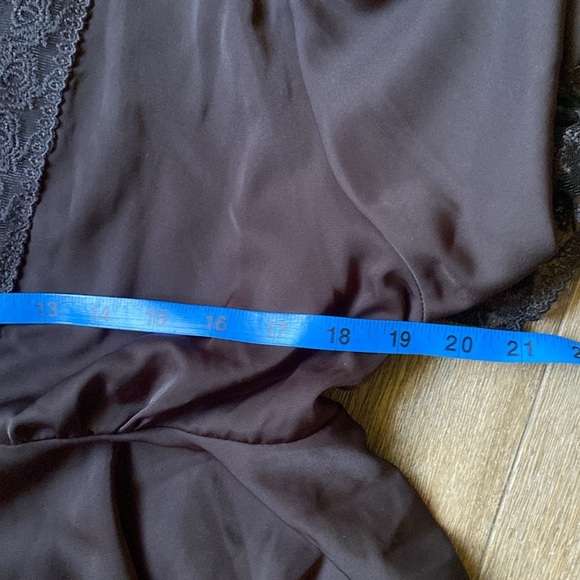 SHEIN Black Puff Sleeve Blouse with Lace Detail - Picture 7 of 8